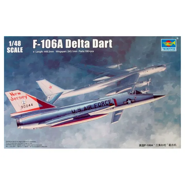 ak-interactive-1-48-f-106a-delta-dart-kit-aereo-da-costruire-e-dipingere image 1