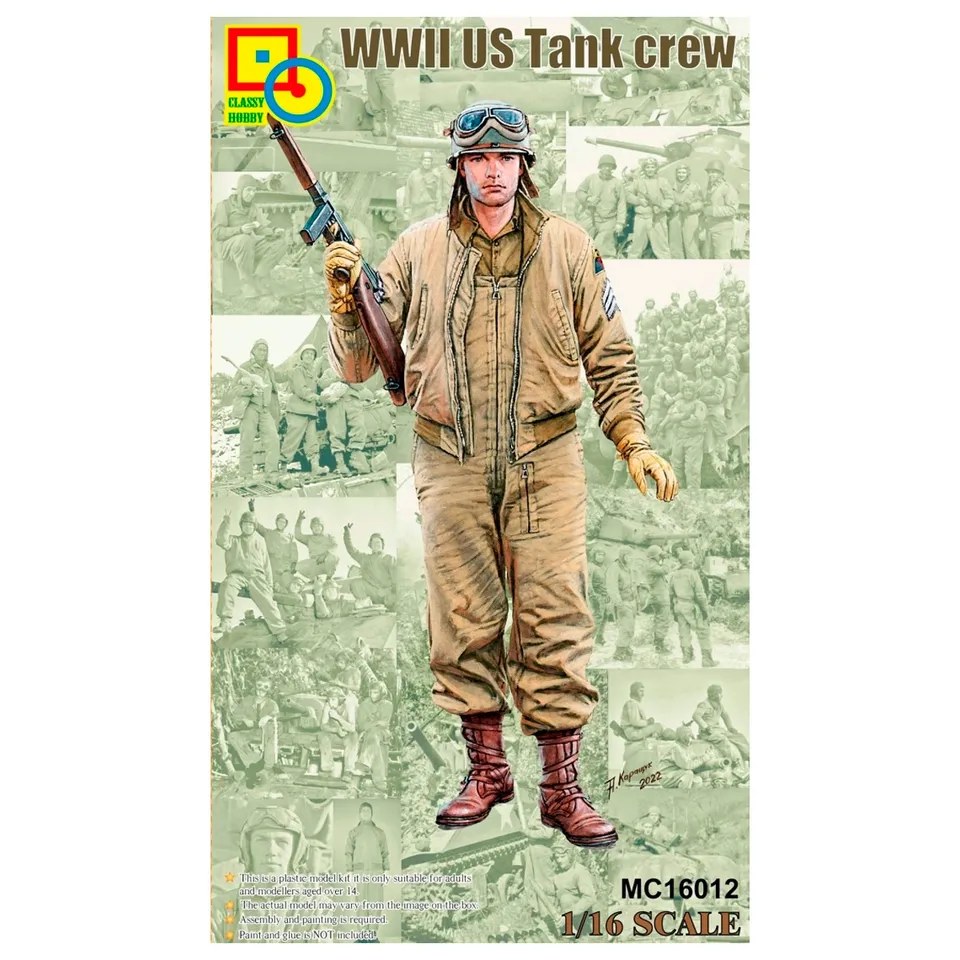 ak-interactive-1-16-wwii-us-tank-crew-set-figure-per-modellismo image 1