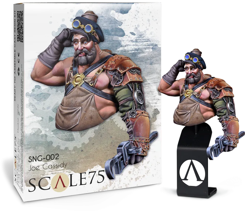 scale75-naughty-gears-joe-cassidy-miniatura-fantasy-in-resina-da-dipingere image 1
