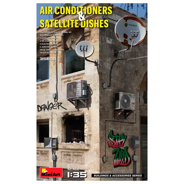 ak-interactive-1-35-air-conditioners-satellite-dishes-set-accessori-diorama image 1