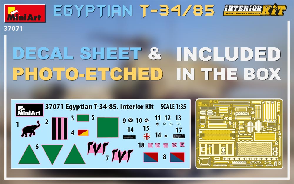 ak-interactive-1-35-egyptian-t-34-85-interior-kit-kit-modellismo-con-interni image 2