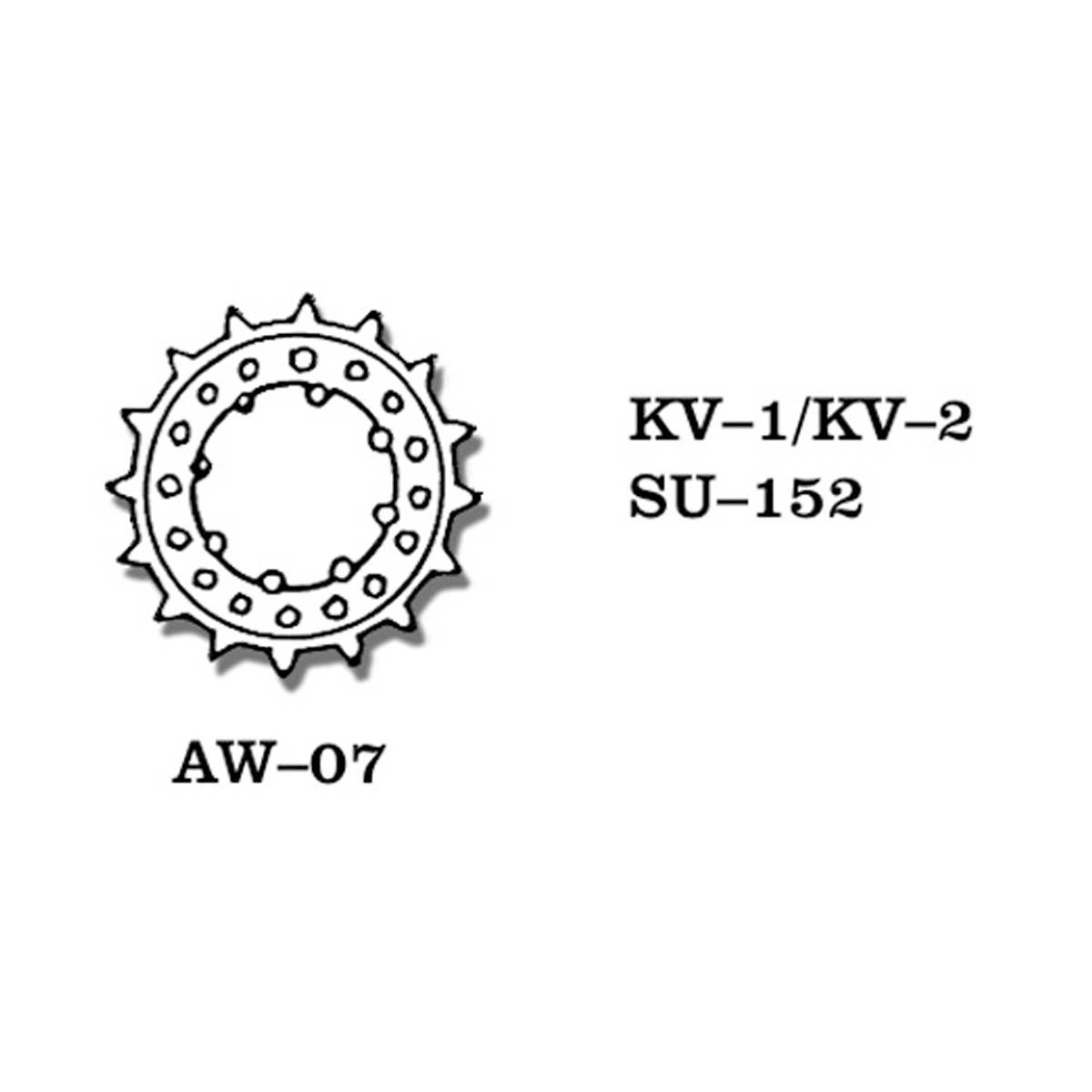 ak-interactive-ruote-in-metallo-1-35-per-kv-1-kv-2-su-152 image 1