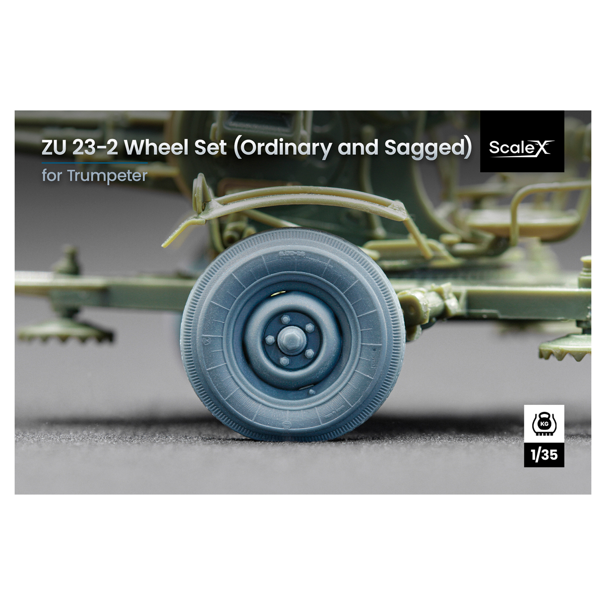 ak-interactive-zu-23-2-ordinary-and-sagged-wheel-set-1-35 image 1