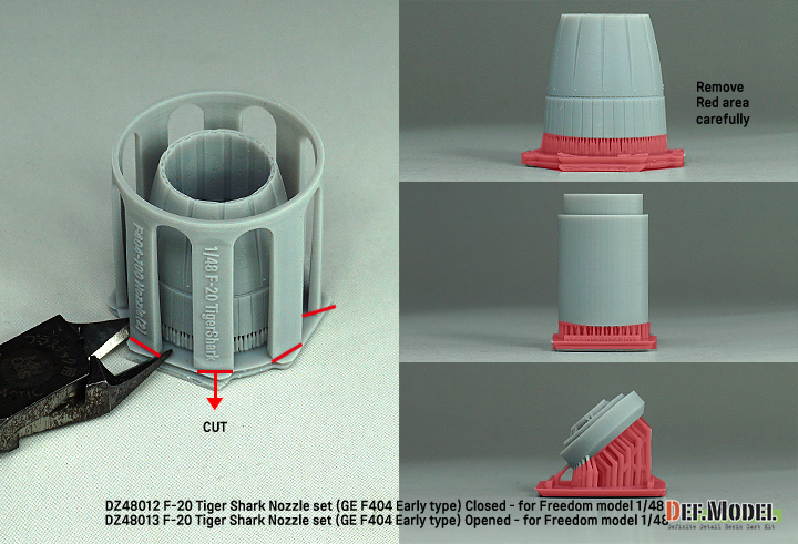 ak-interactive-f-20-tigershark-nozzle-set-ge-yf404-100-closed-per-hasegawa-1-72 image 8