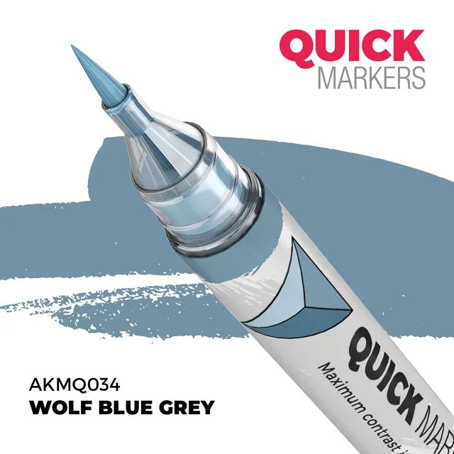 ak-interactive-wolf-blue-grey-quick-marker-per-modellismo image 1