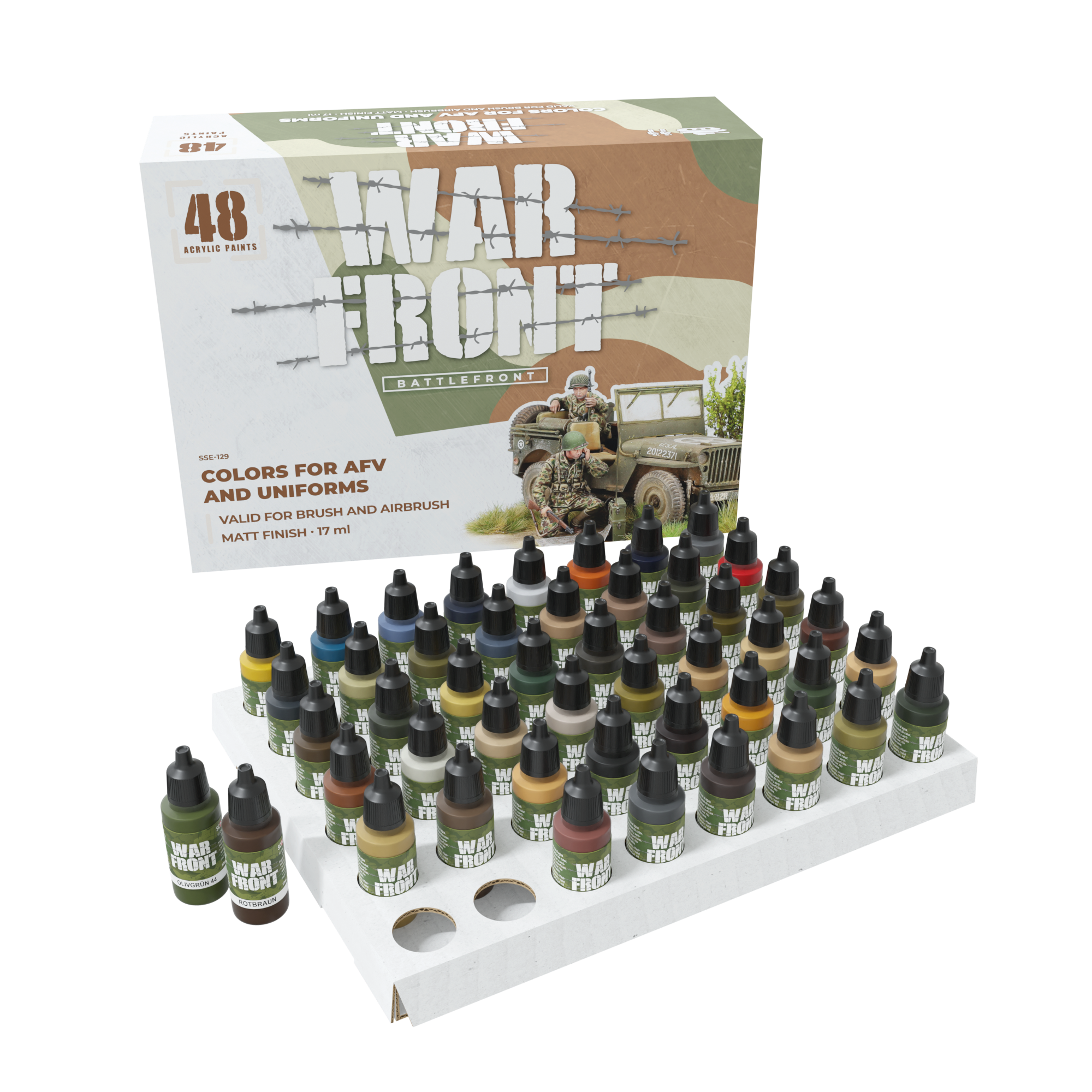 scale75-warfront-battlefront-set-colori-acrilici-per-soldati-e-veicoli-militari image 2