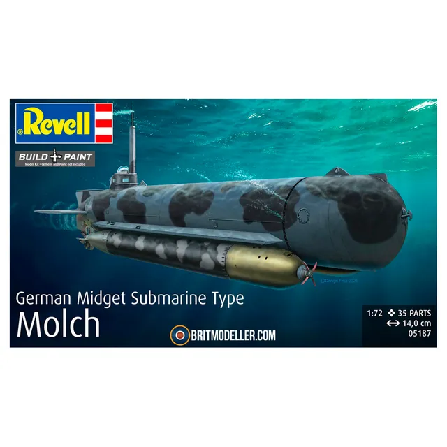 ak-interactive-german-midget-submarine-type-molch-1-72-kit-sommergibile image 1