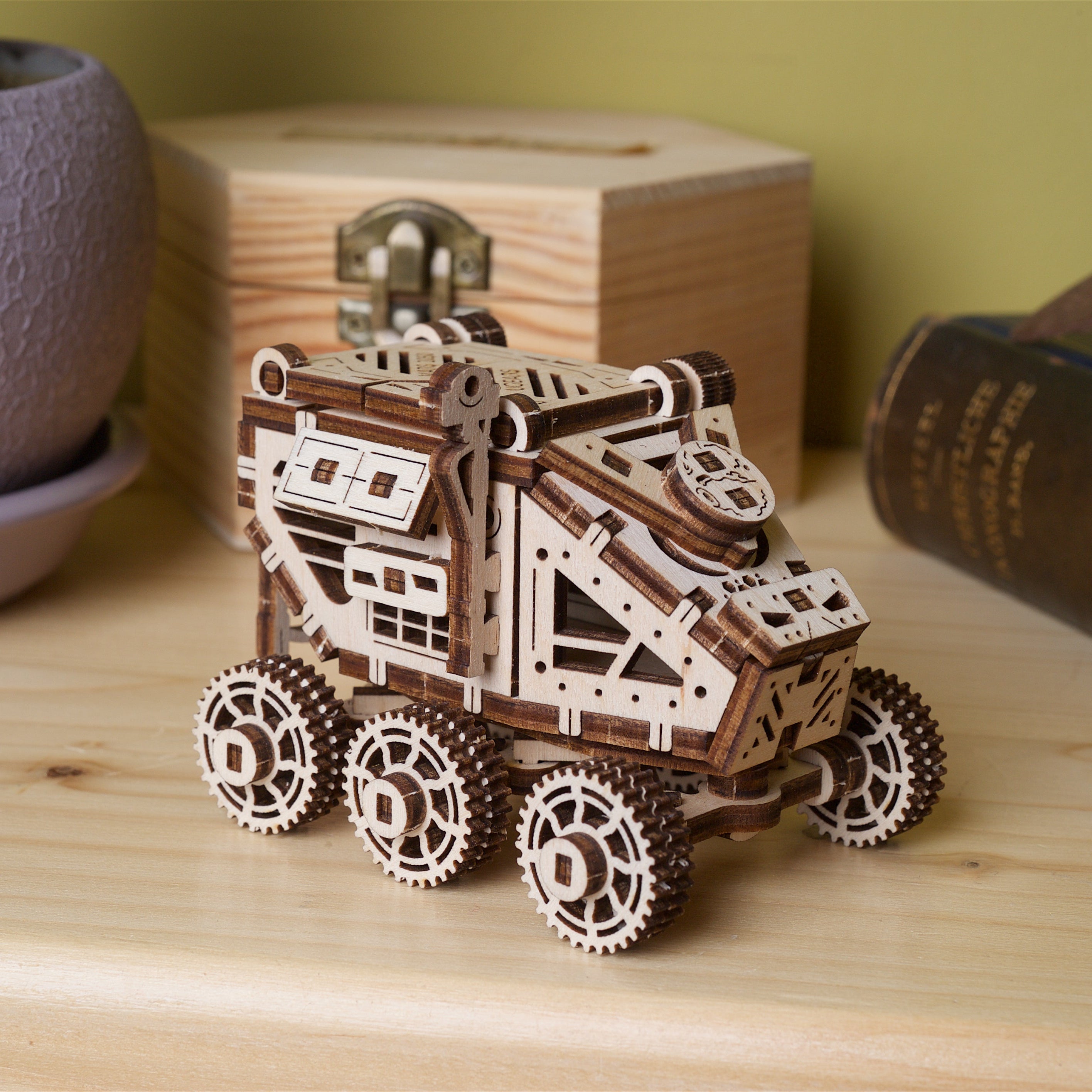 ugears-mars-buggy-u-mini-kit-di-modellismo-rover-spaziale-in-legno image 8