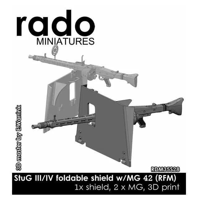 ak-interactive-stug-iii-iv-scudo-pieghevole-con-mg-42-rfm-1-35-set-di-conversion image 1