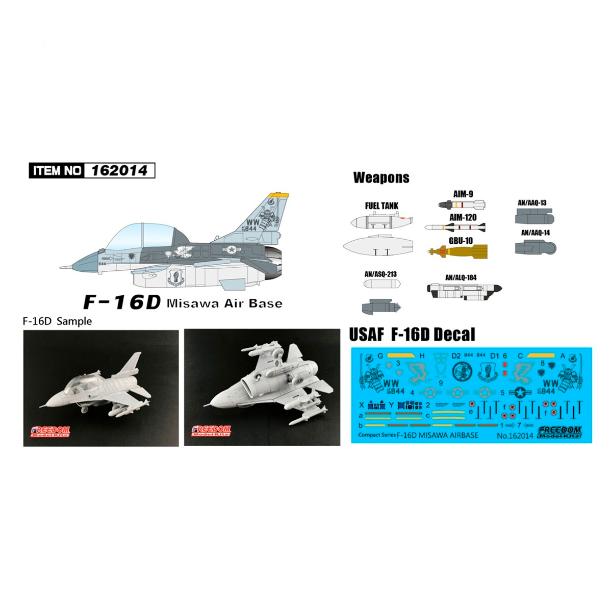 ak-interactive-1-egg-usaf-f-16d-compact-series-kit-modello-compatto image 2