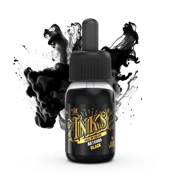 ak-interactive-black-ink-inchiostro-nero-per-modellismo-e-miniature image 1