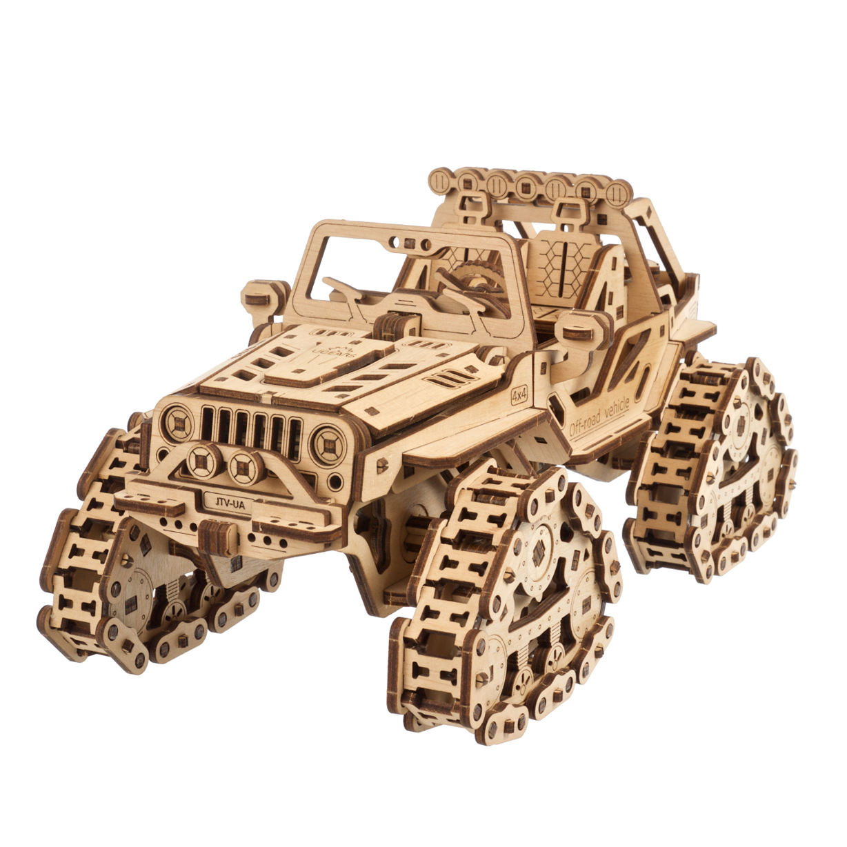 ugears-tracked-off-road-vehicle-fuoristrada-cingolato-in-legno-1-24 image 1