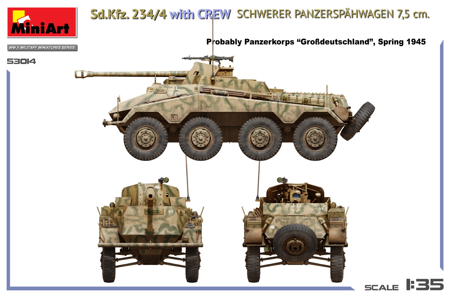 ak-interactive-1-35-sd-kfz-234-4-schwerer-panzersp-hwagen-7-5-cm-con-equipaggio image 5