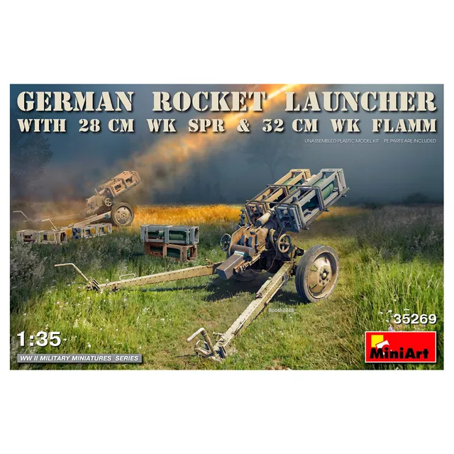 ak-interactive-1-35-german-rocket-launcher-28cm-wk-spr-32cm-wk-flamm image 1