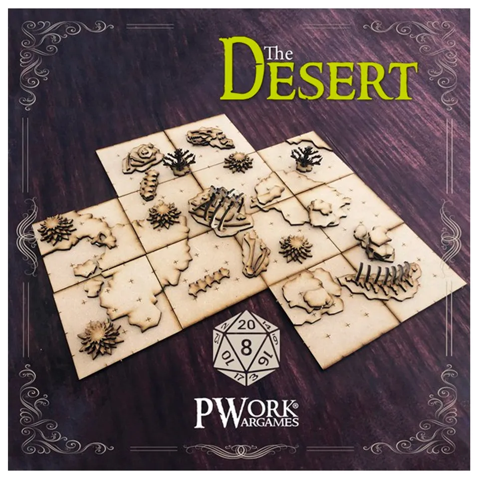 ak-interactive-mdf-fantasy-tiles-the-desert-piastrelle-sceniche-per-wargame-e-di image 1