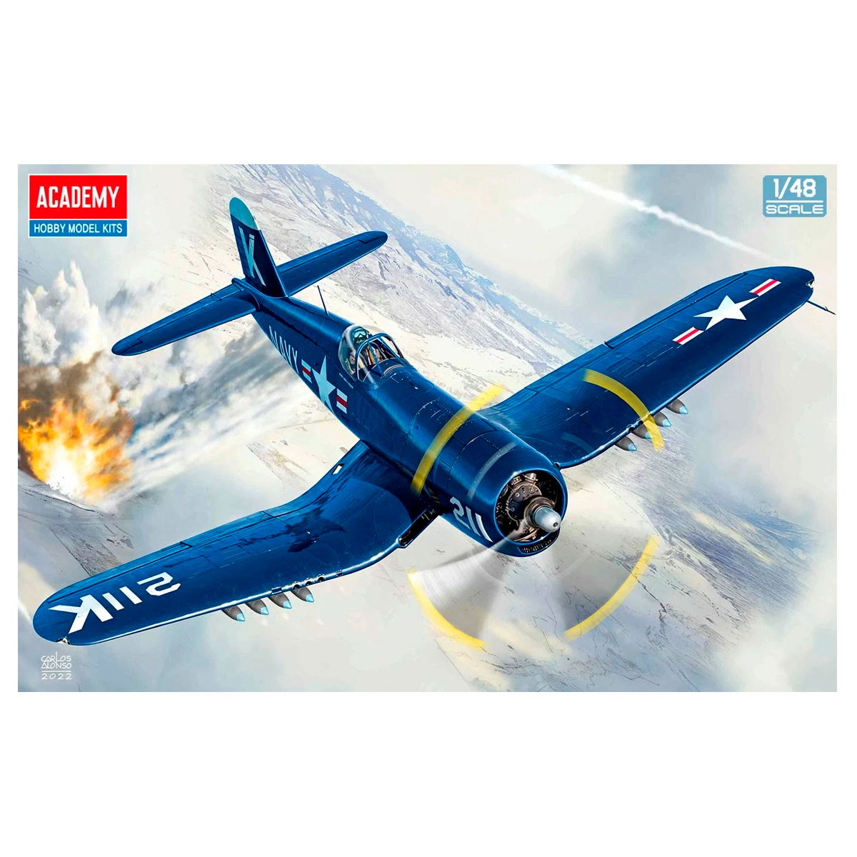 ak-interactive-1-48-usn-f4u-4-corsair-battle-of-jangjin-reservoir-kit-aereo image 1