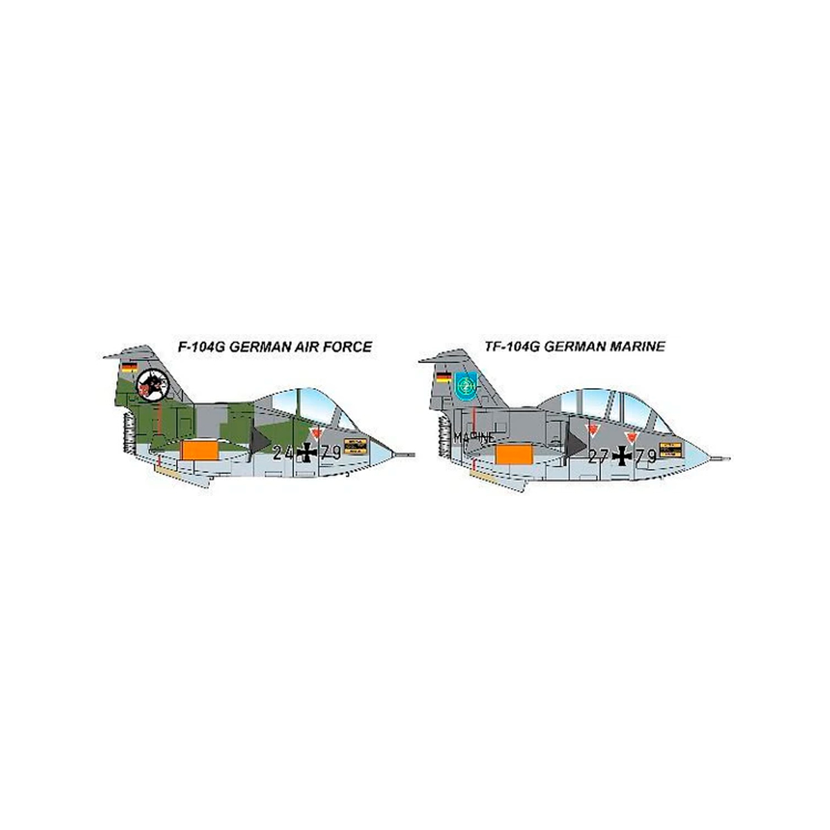 ak-interactive-1-egg-nato-f-104g-tf-104-compact-series-kit-modellismo-in-offerta image 2