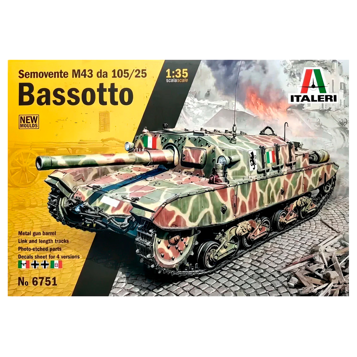 ak-interactive-1-35-semovente-m43-da-105-25-bassotto image 1