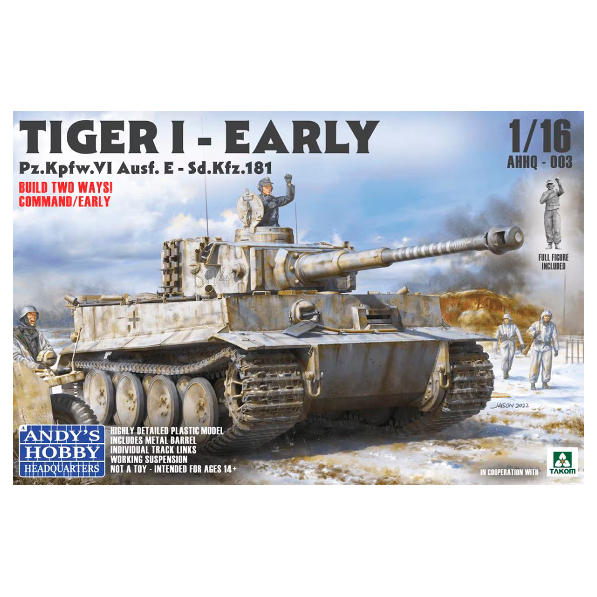 ak-interactive-tiger-i-early-pz-kpfw-vi-ausf-e-1-16-kit-modellismo-carro-armato- image 1