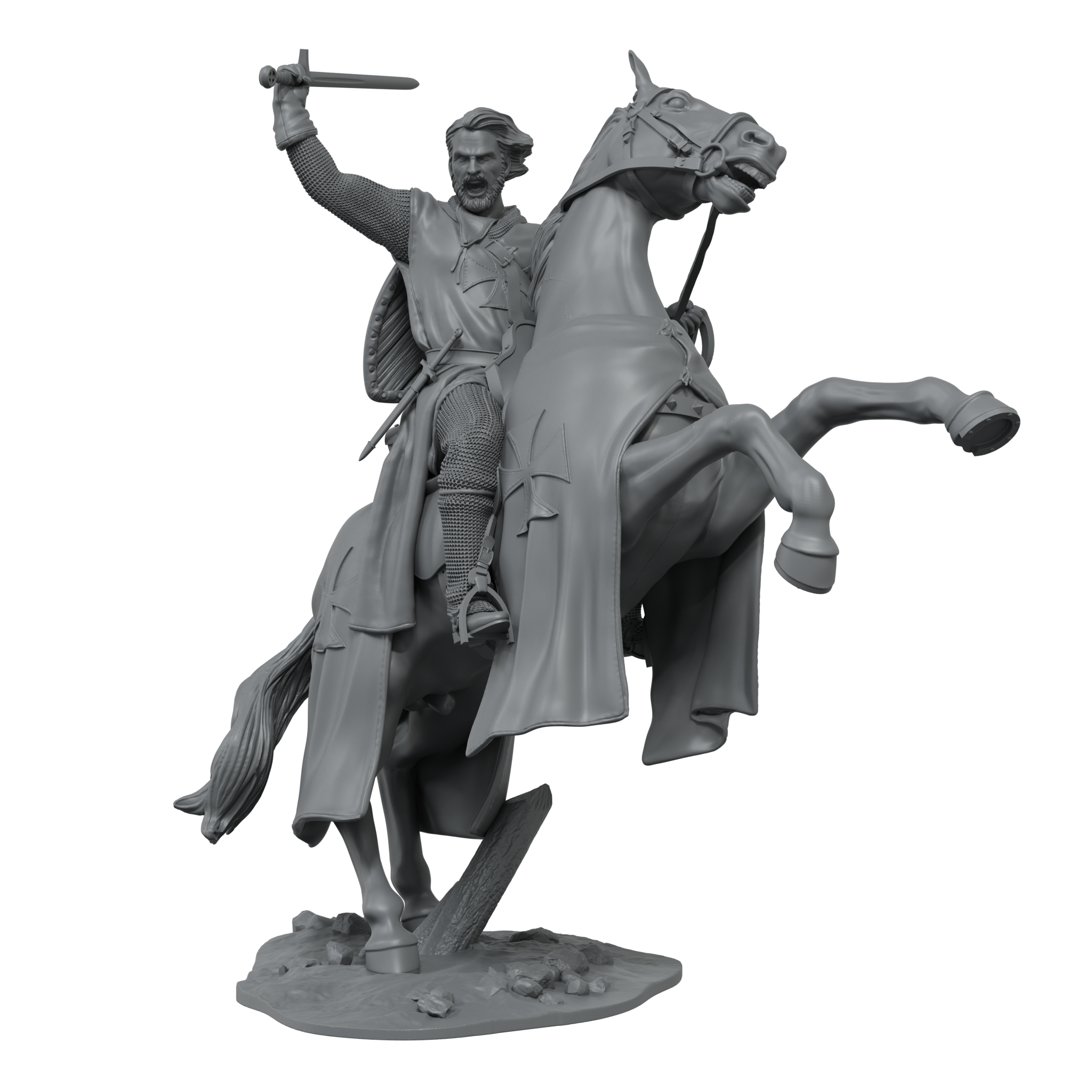 scale75-warfront-knight-templar-xiii-secolo-miniatura-medievale-in-resina image 2