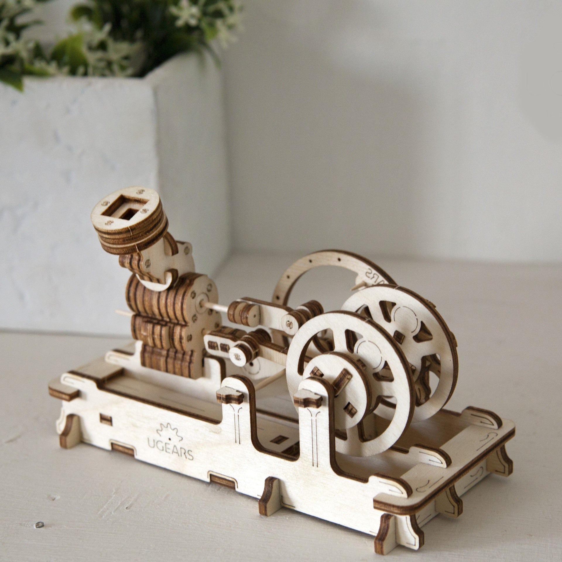 ugears-pneumatic-engine-motore-pneumatico-funzionante-in-legno-3d image 8