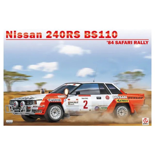 ak-interactive-1-24-nissan-240-rs-rally-safari-1984-kit-auto-rally image 1
