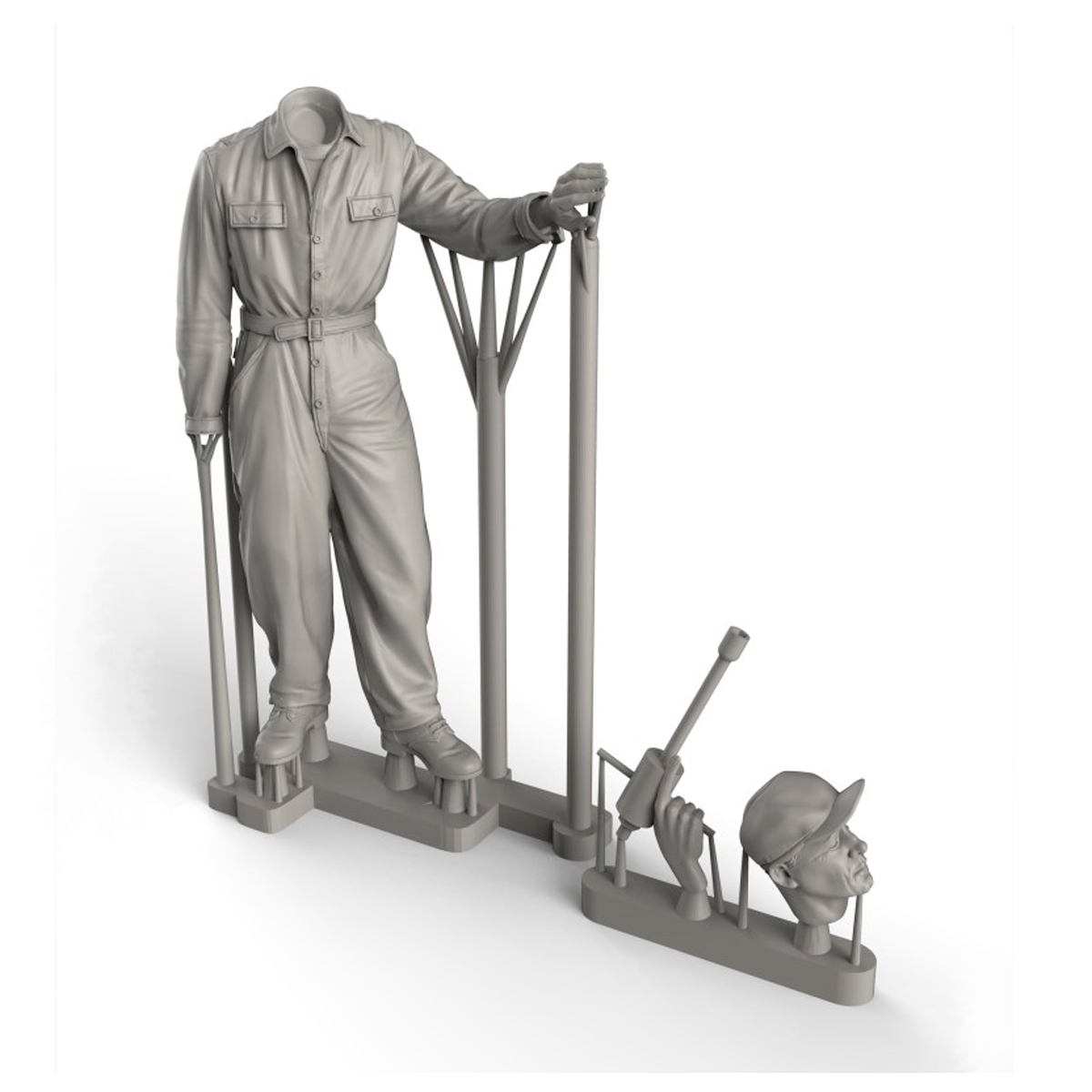 ak-interactive-u-s-mechanic-1-35-3d-printed image 2