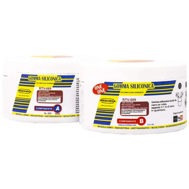 prochima-gs550-rtv-689-gomma-siliconica-rtv-1-1-a-b-da-500-gr image 1