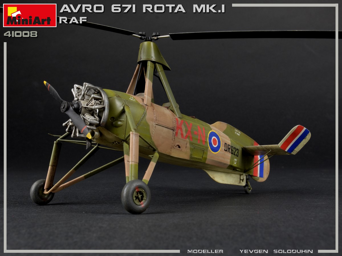 ak-interactive-1-35-avro-671-rota-mk-i-raf-kit-di-modellismo-autogiro image 5