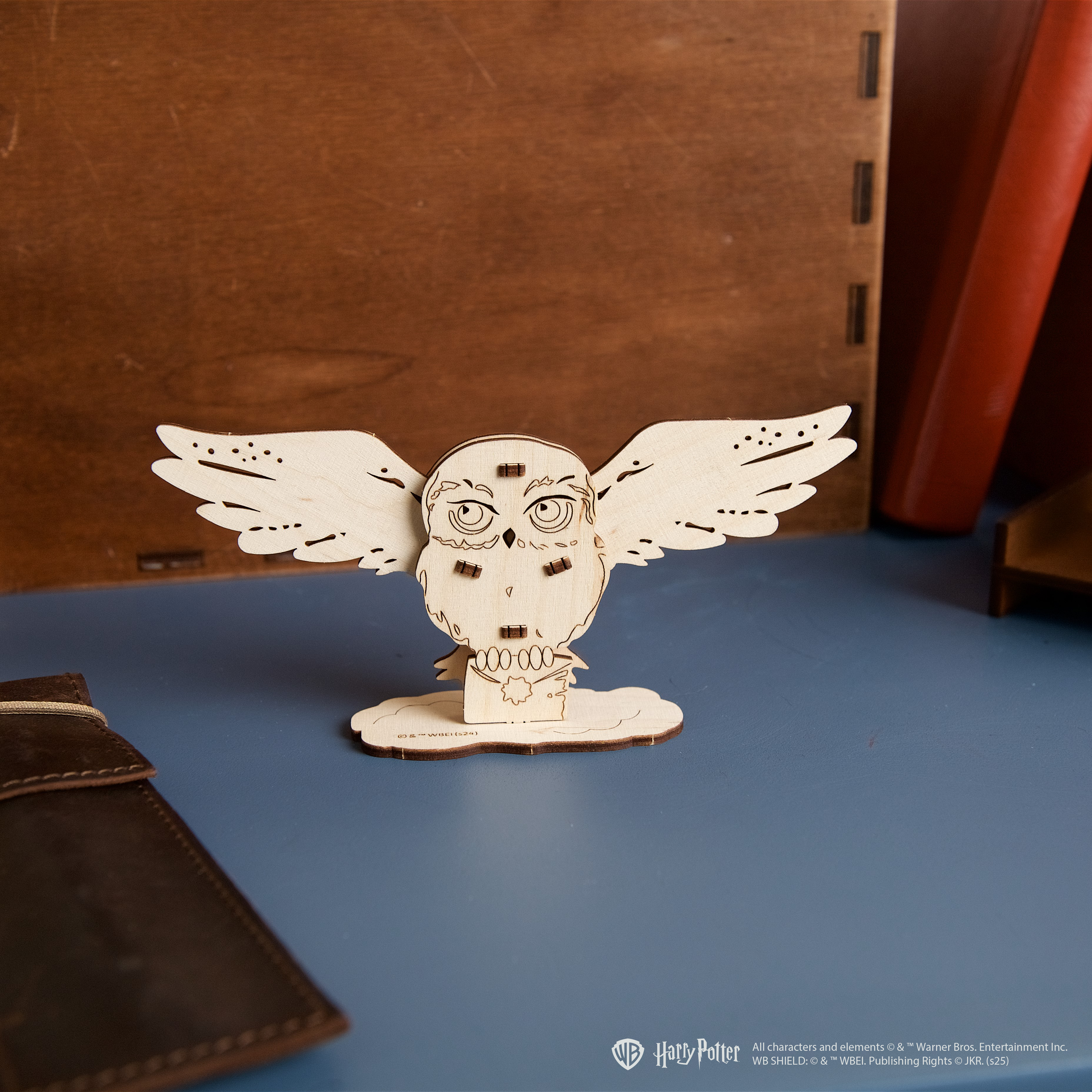 ugears-hedwig-owl-modellino-3d-da-colorare-della-gufo-di-harry-potter-con-ali-mo image 6