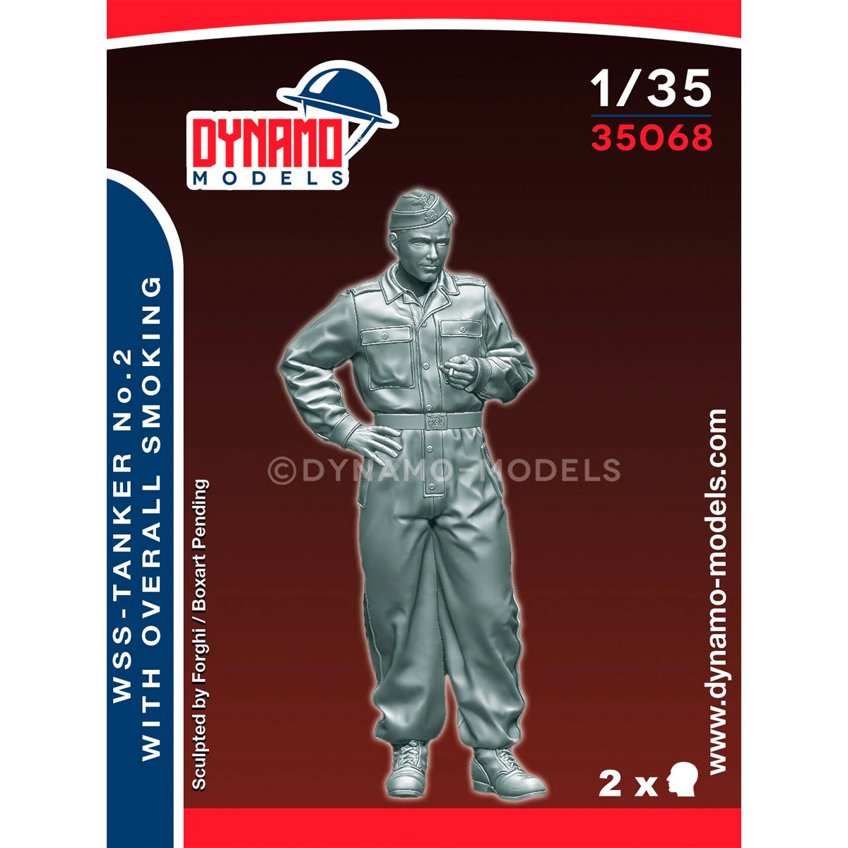 ak-interactive-1-35-wss-panther-crew-no-2-smoking-figura-carrista image 1