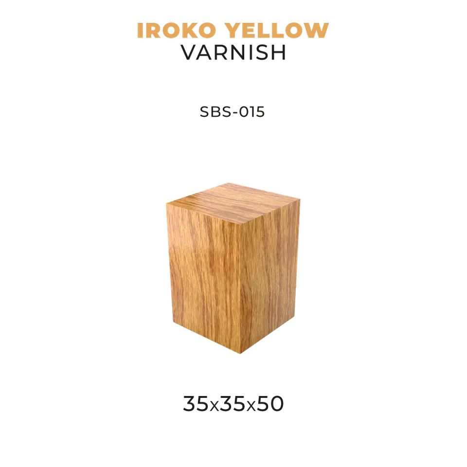 scale75-iroko-yellow-varnish-base-35x35x50-peana-in-legno-jatoba image 1