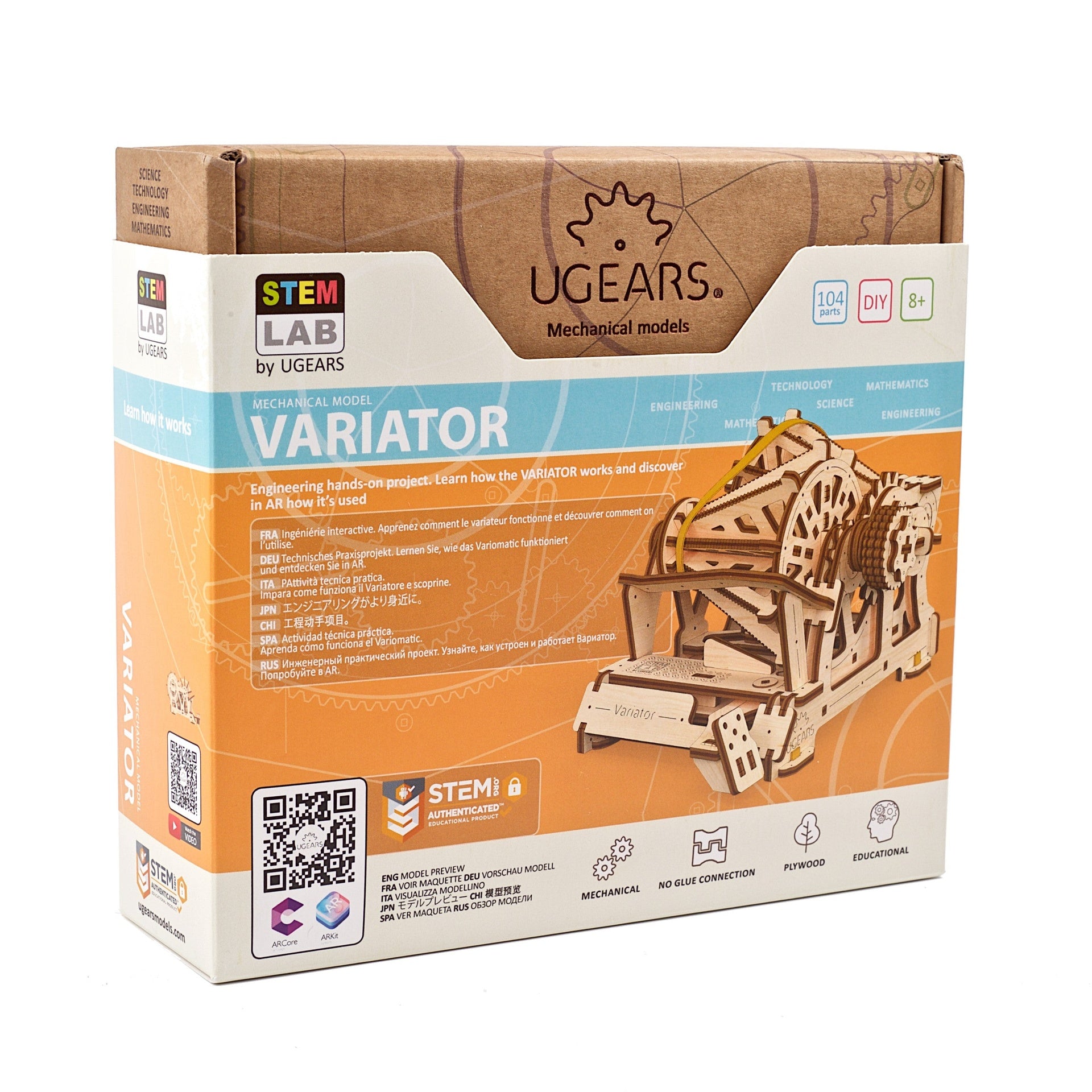 ugears-variator-modello-meccanico-educativo-u-mini-da-costruire-con-ar image 5