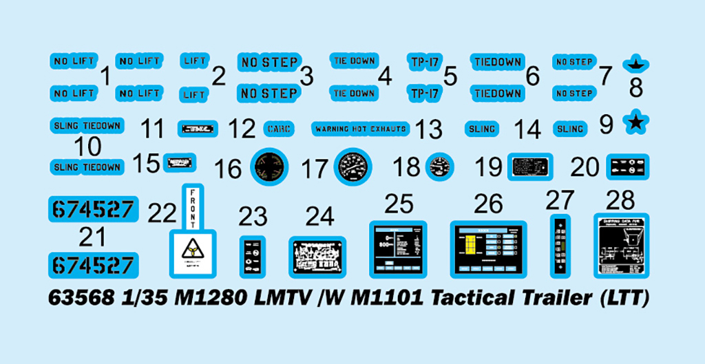 ak-interactive-m1280-lmtv-w-m1101-tactical-trailer-ltt-1-35-kit-di-modellismo image 3