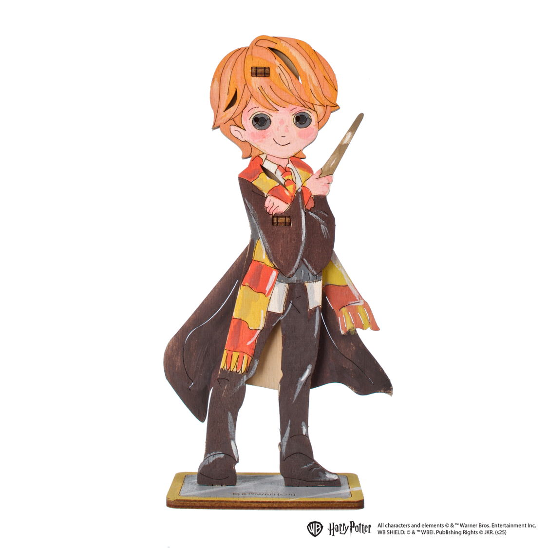 ugears-ronald-weasley-modellino-3d-da-colorare-in-legno-harry-potter image 2