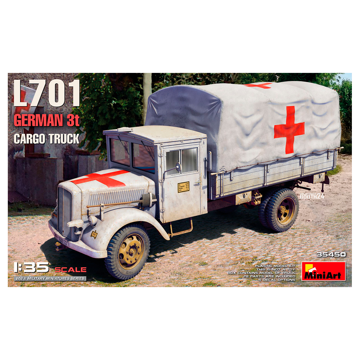ak-interactive-1-35-l701-german-3t-cargo-truck-kit-di-modellismo image 1