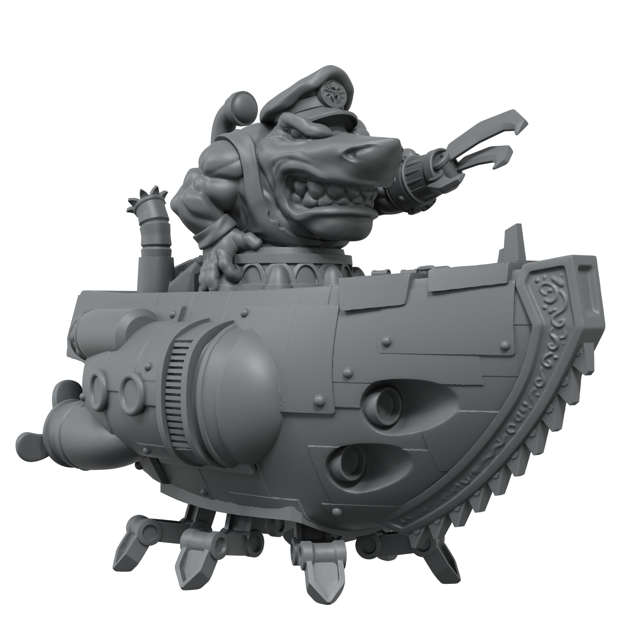 scale75-sharktillus-miniatura-resina-35mm-the-smog-riders-chibi image 3