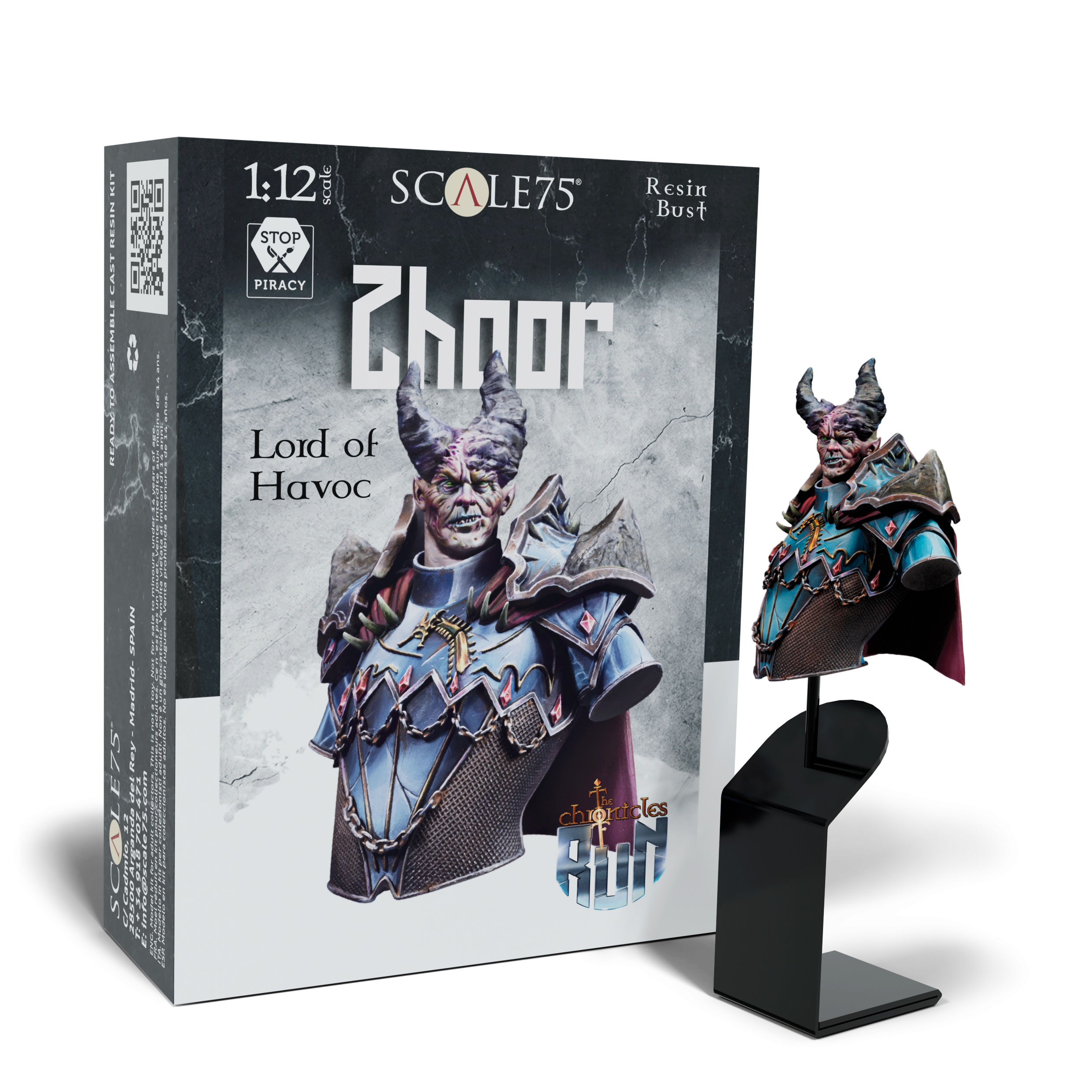 scale75-zhoor-the-lord-of-havoc-figura-1-10-in-resina-da-montare-e-dipingere image 1