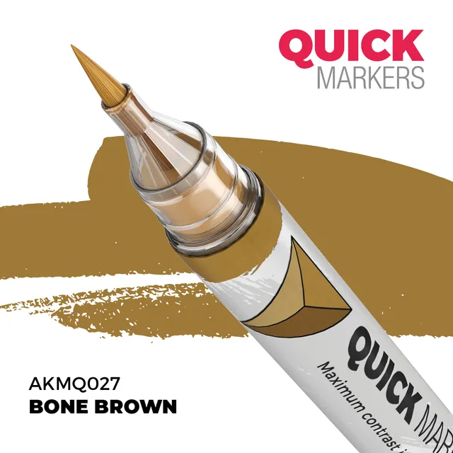 ak-interactive-marron-hueso-quick-marker-pennarello-marrone-osso image 1