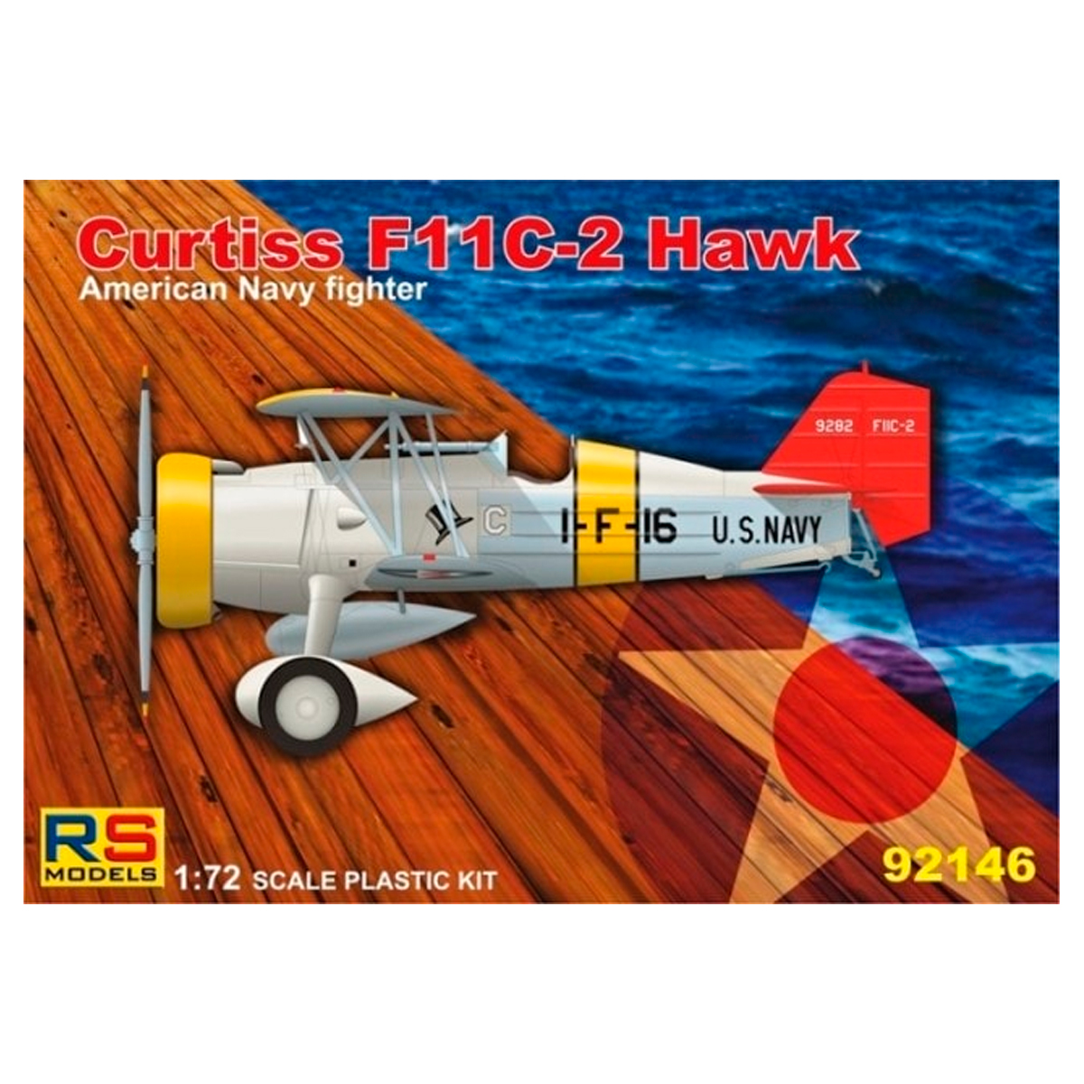 ak-interactive-1-72-american-navy-fighter-curtiss-f-11c-2-hawk image 1