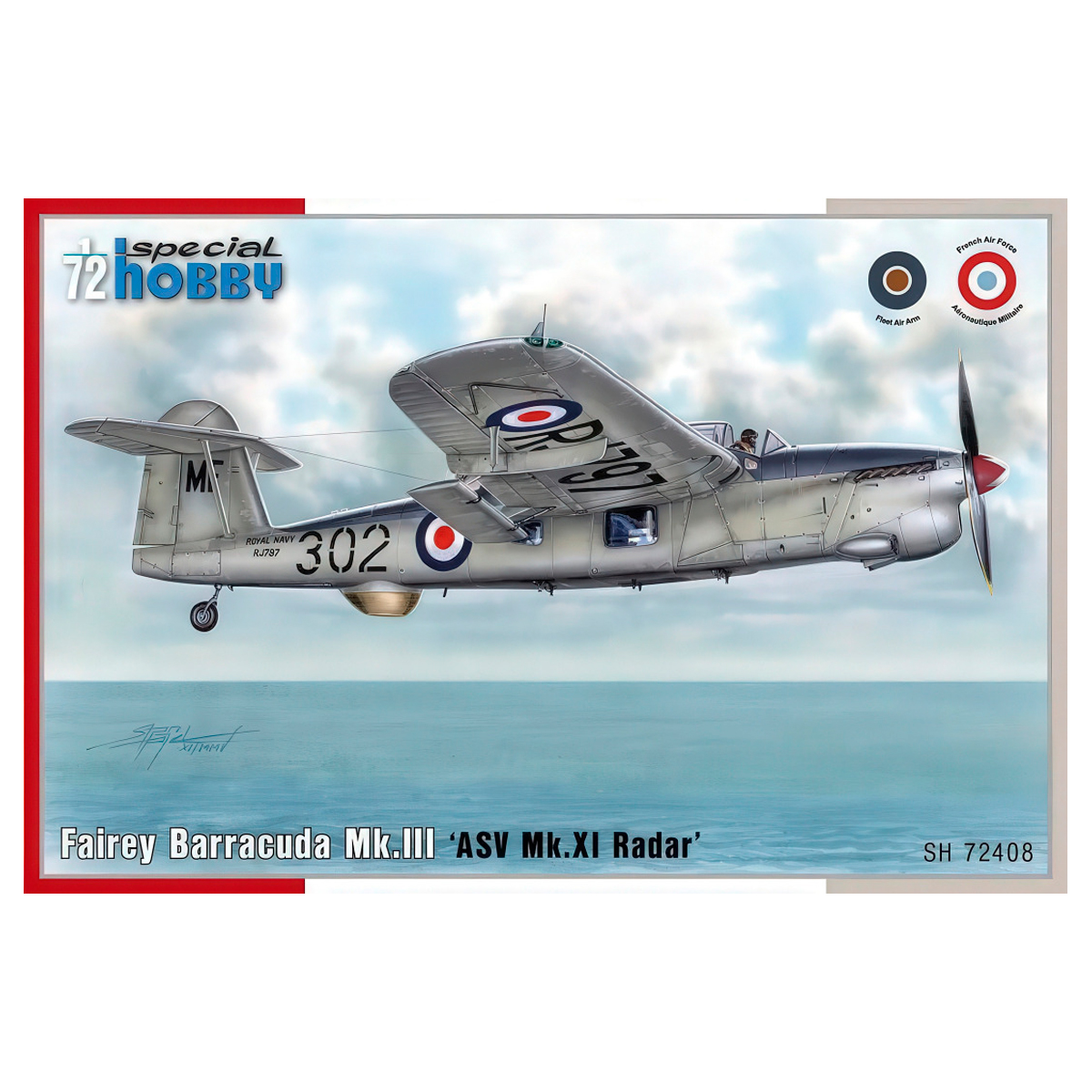 ak-interactive-1-72-fairey-barracuda-mk-iii-asv-mk-xi-radar-kit-modellismo-aereo image 1
