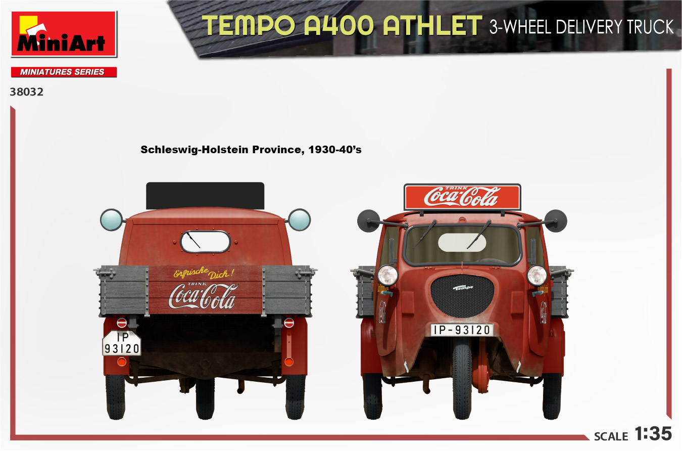 ak-interactive-tempo-a400-athlet-3-wheel-delivery-truck-kit-modellismo-1-35 image 6