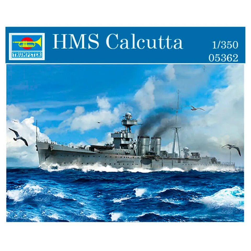 ak-interactive-1-350-hms-calcutta-kit-nave-militare-britannica-in-scala image 1