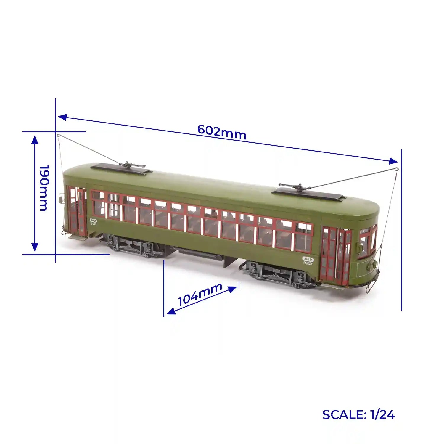 occre-tram-new-orleans-desire-922-kit-modello-tram-da-costruire image 2