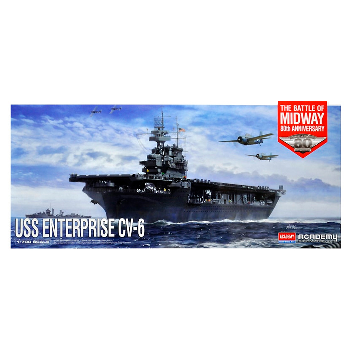 ak-interactive-uss-enterprise-cv-6-kit-modellismo-nave-scala-1-700 image 1