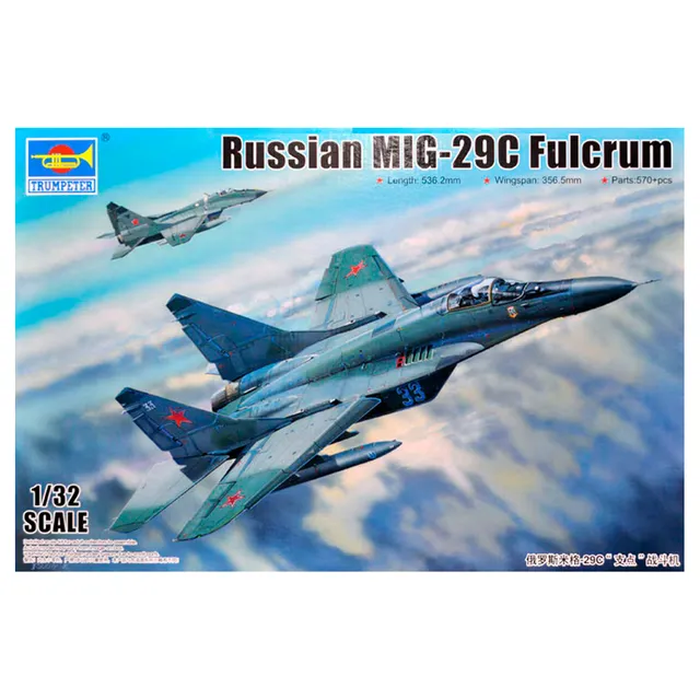 ak-interactive-1-32-russian-mig-29c-fulcrum-kit-di-modellismo-aereo image 1