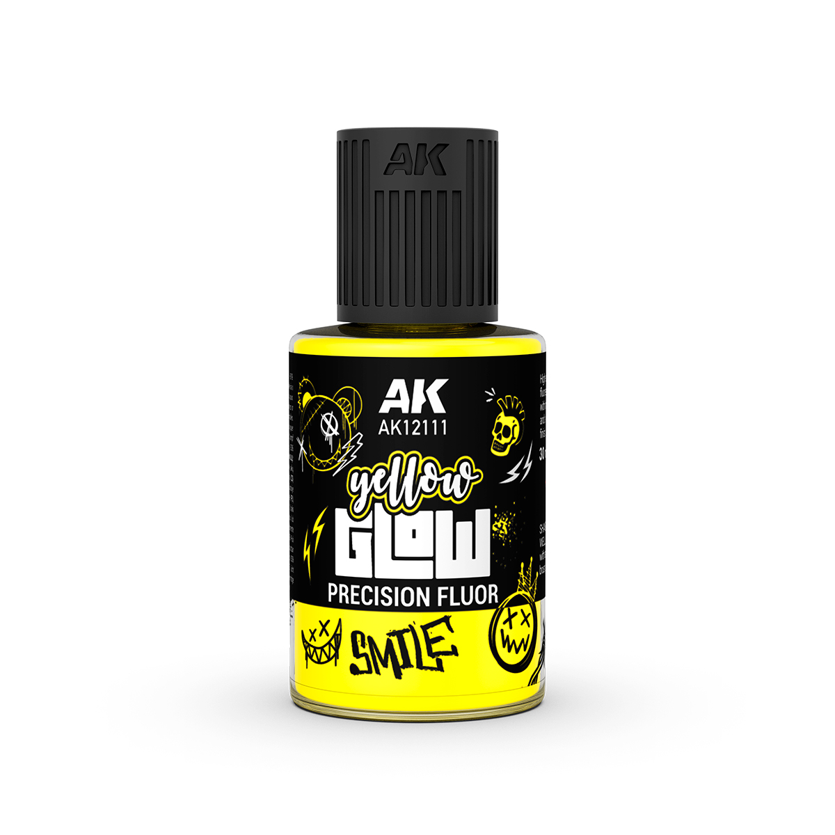 ak-interactive-amarillo-glow-fluor-de-precisi-n-colore-acrilico-fluorescente-3ge image 1