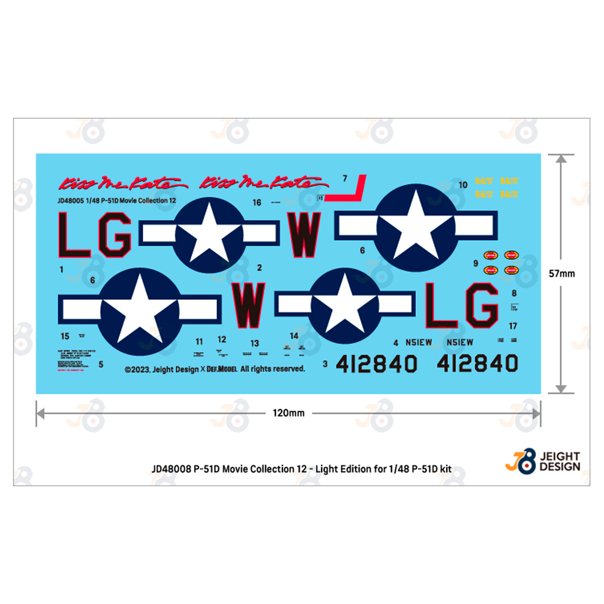 ak-interactive-p-51d-mustang-decal-set-movie-collection-no-12-light-edition-per- image 2