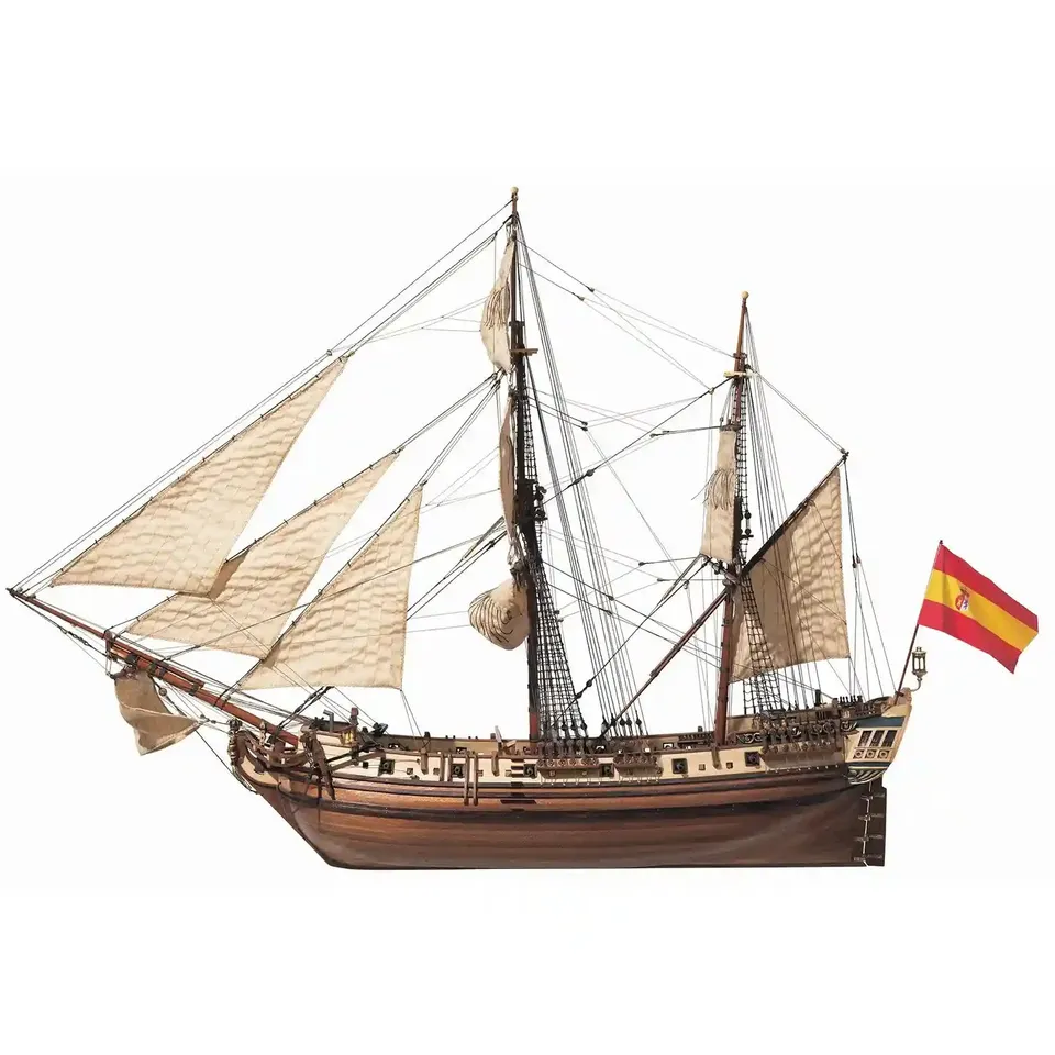 occre-la-candelaria-kit-di-modellismo-navale-bombarda-tipo-brigantino image 1