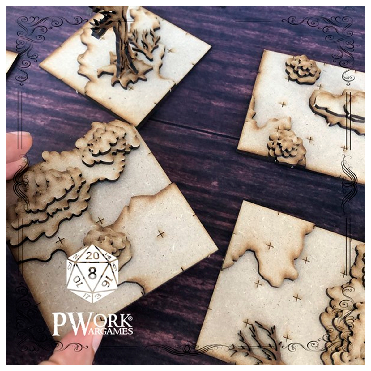 ak-interactive-mdf-fantasy-tiles-the-forest-piastrelle-sceniche-per-basette image 3